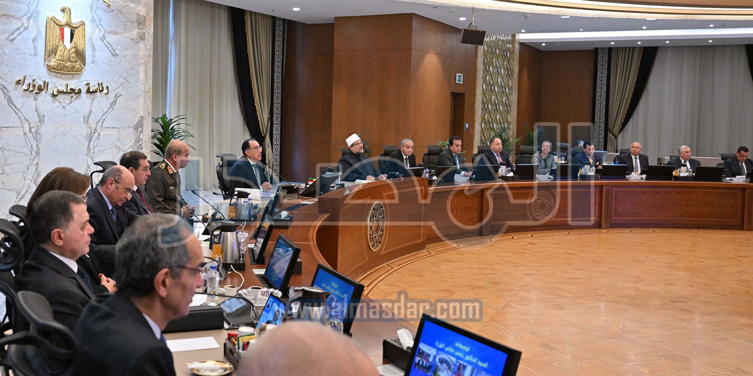 مجلس الوزراء يبدأ اجتماعه الأسبوعي بالعاصمة الإدارية