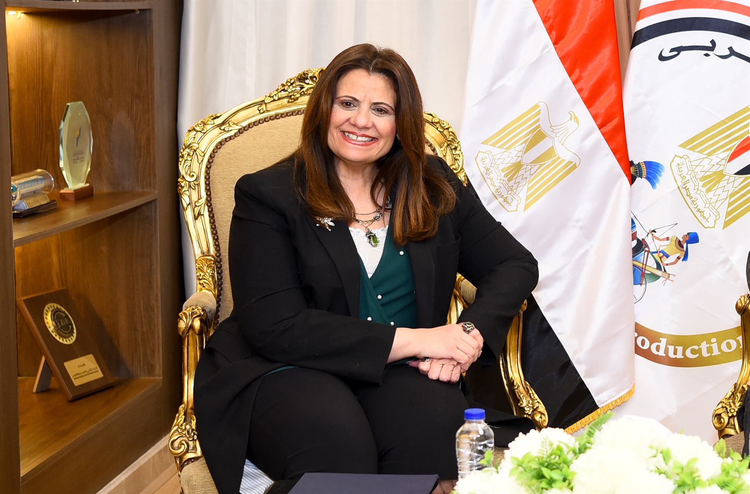 وزير الإنتاج الحربي يستقبل وزيرة الهجرة