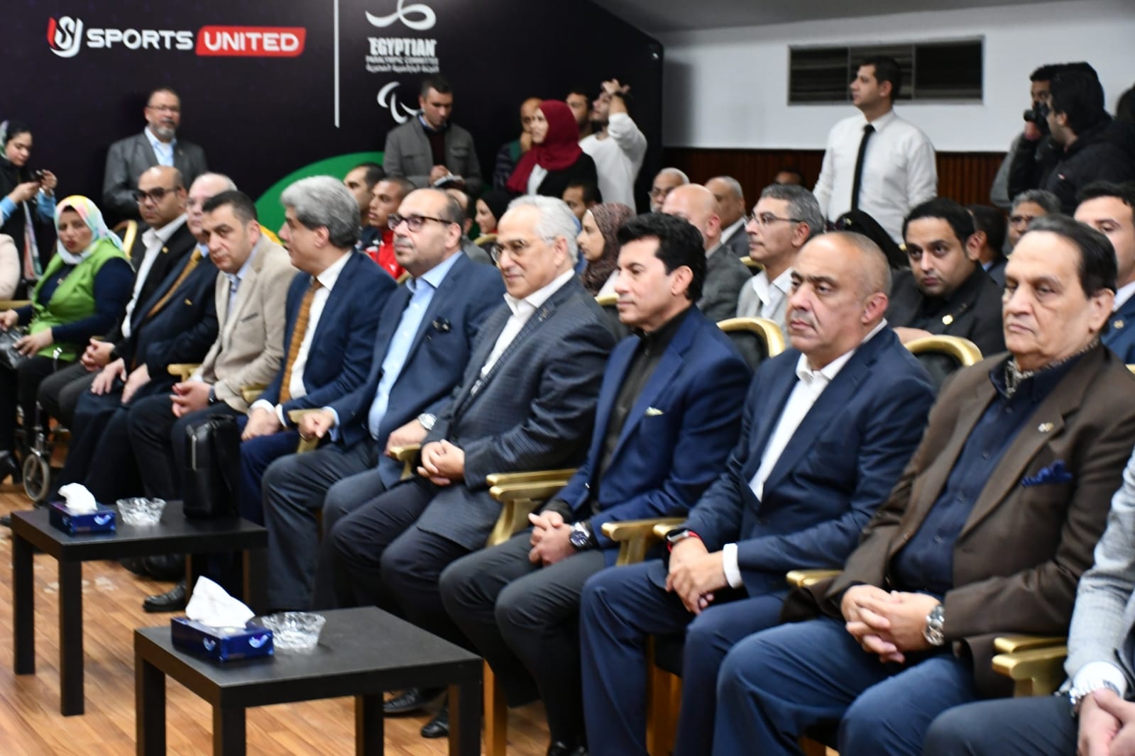 مراسم توقيع عقد رعاية بين الشركة المتحدة للرياضة واللجنة البارالمبية المصرية