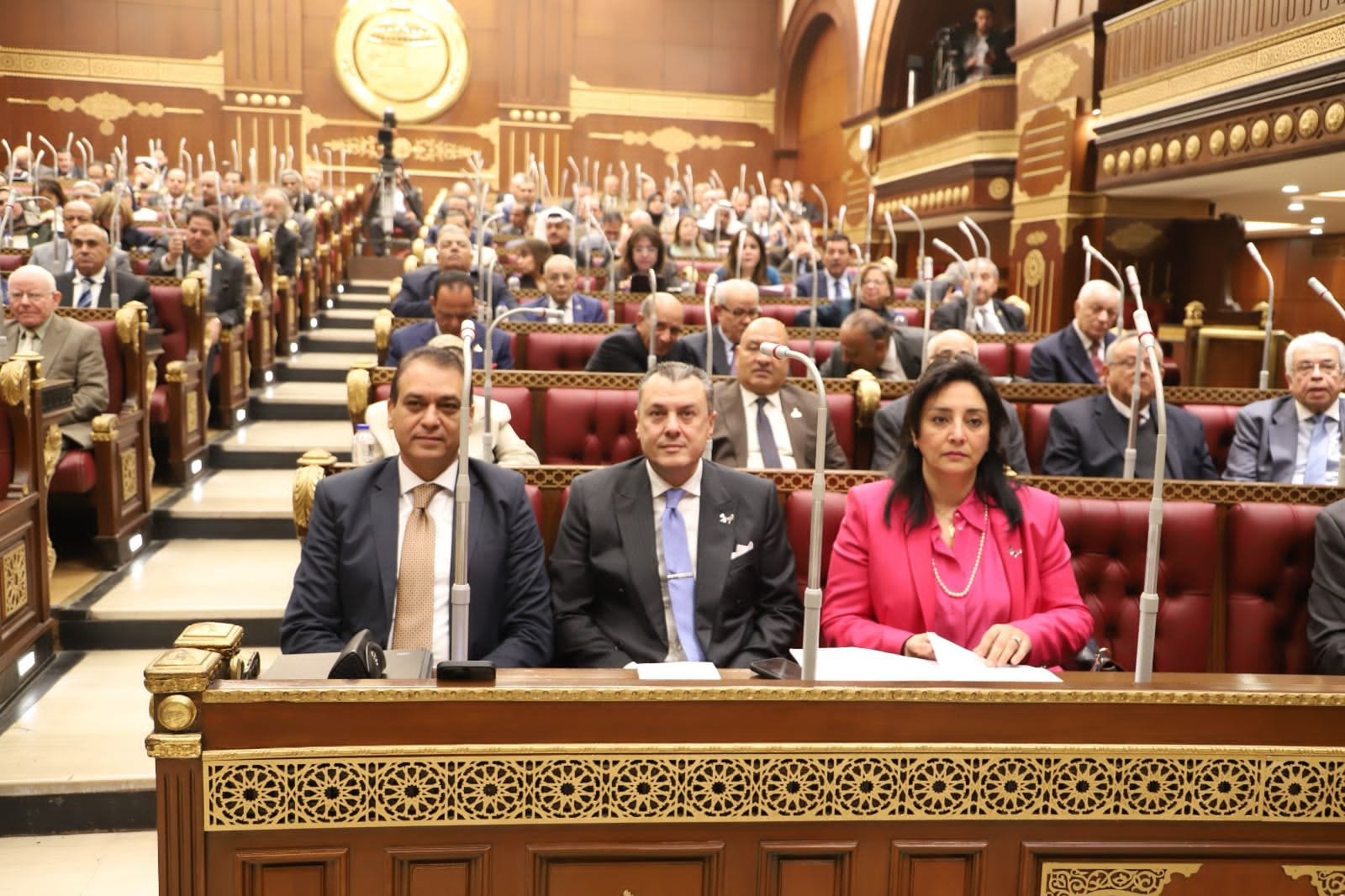 وزير السياحة والآثار يشارك بالجلسة العامة لمجلس الشيوخ