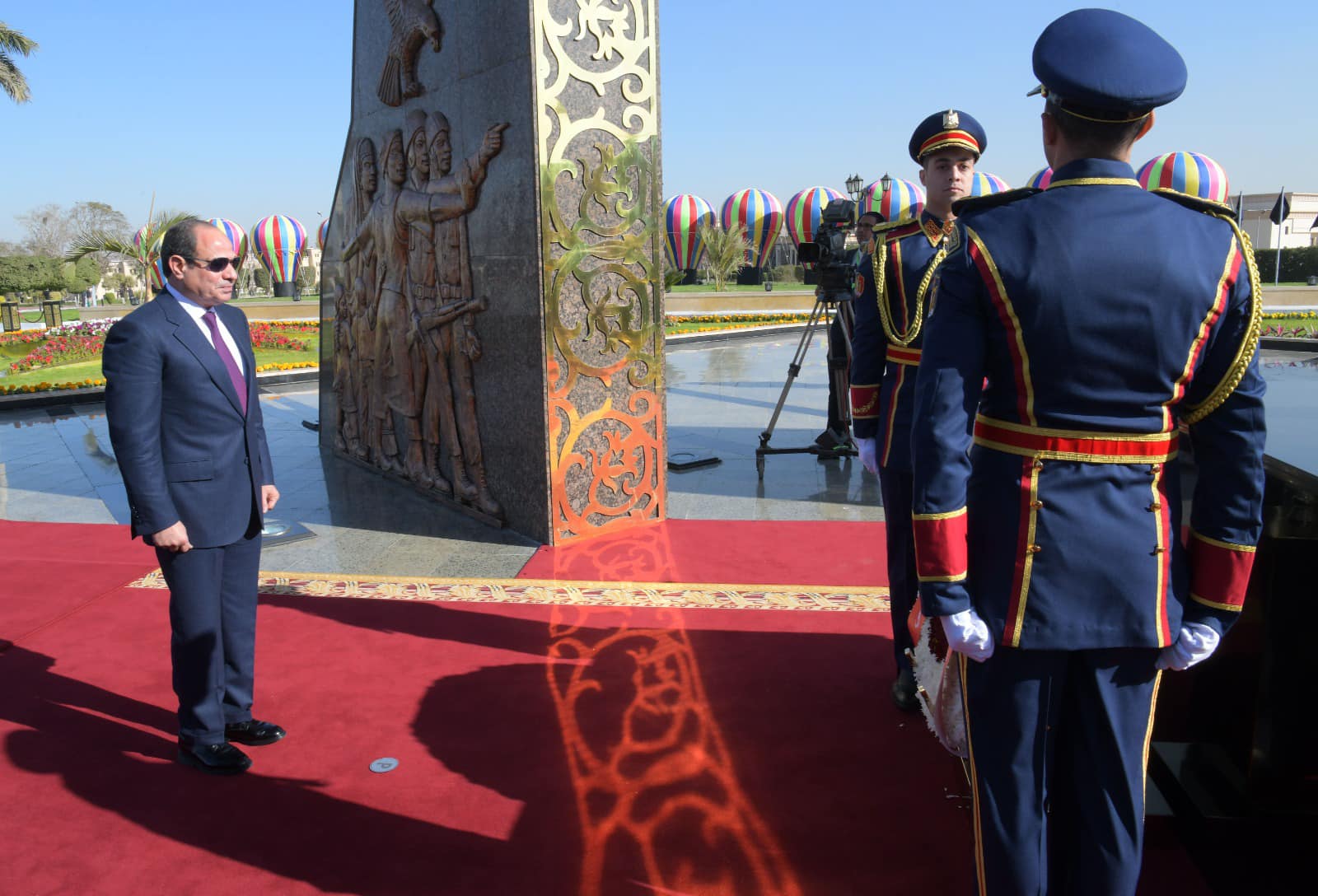 الرئيس السيسي يصل مقر الاحتفال بالذكرى الـ 72 لعيد الشرطة