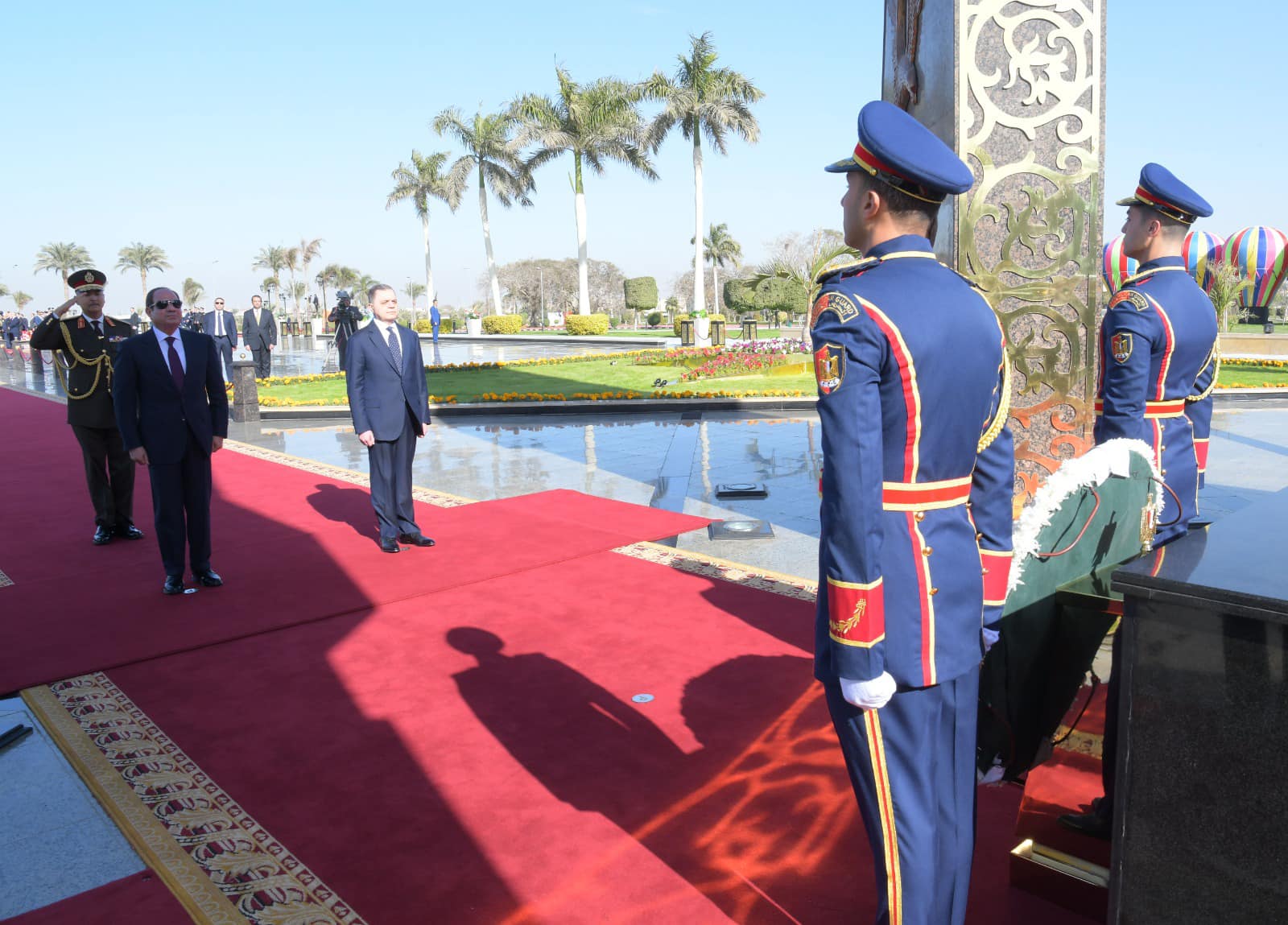 الرئيس السيسي يصل مقر الاحتفال بالذكرى الـ 72 لعيد الشرطة
