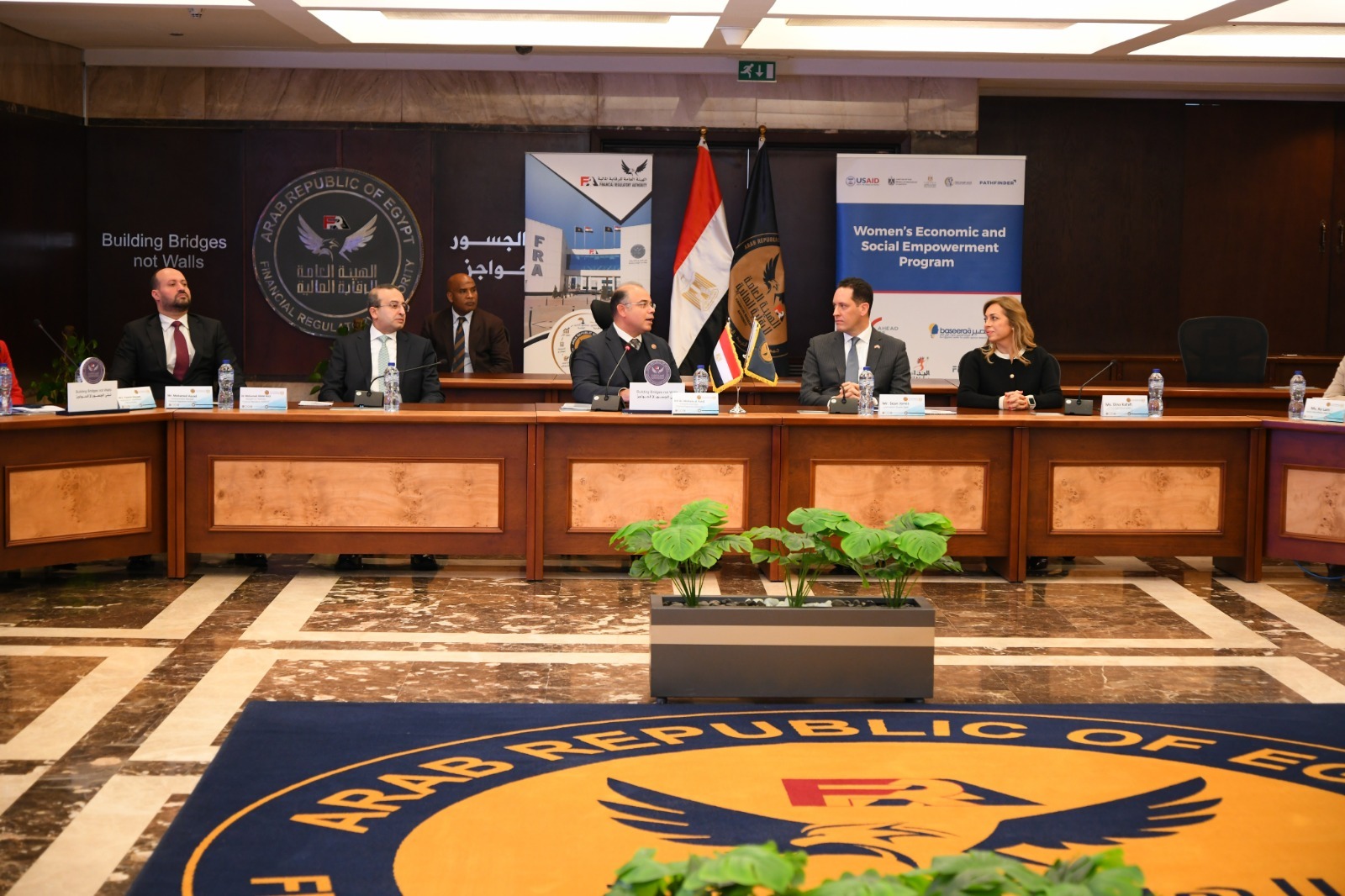 الرقابة المالية توقع مذكرة تفاهم مع الوكالة الأمريكية للتنمية