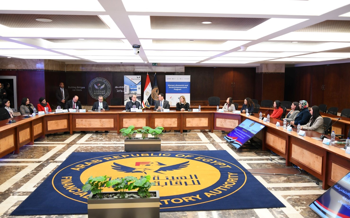 الرقابة المالية توقع مذكرة تفاهم مع الوكالة الأمريكية للتنمية