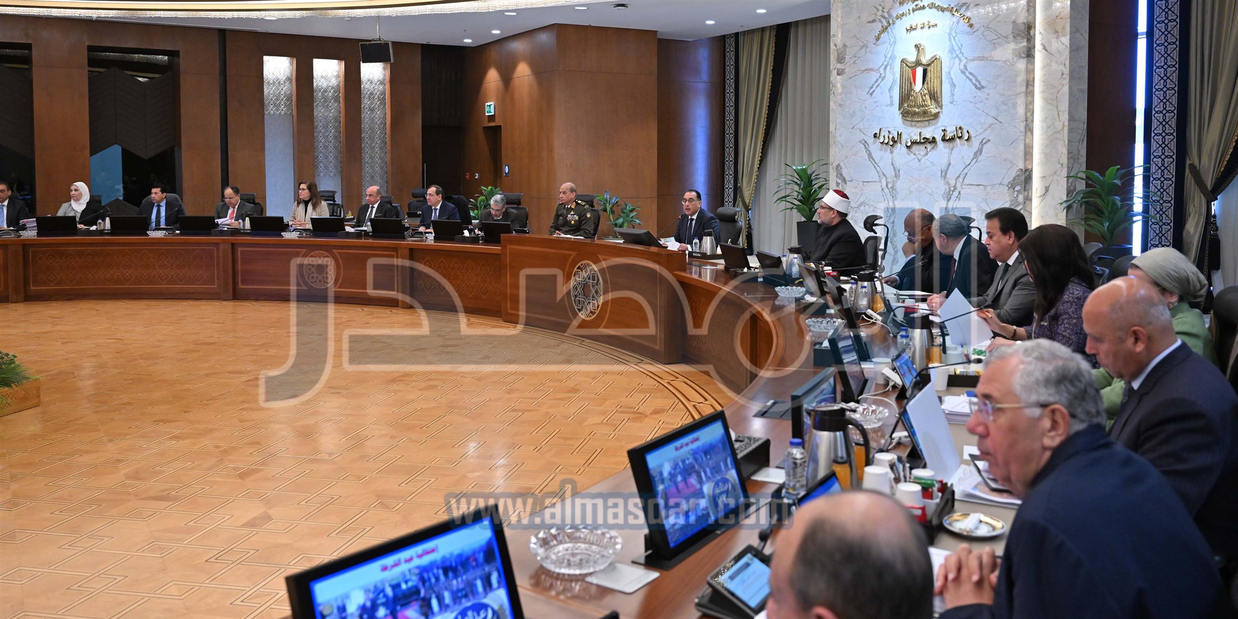 مجلس الوزراء يبدأ اجتماعه الأسبوعي بالعاصمة الإدارية