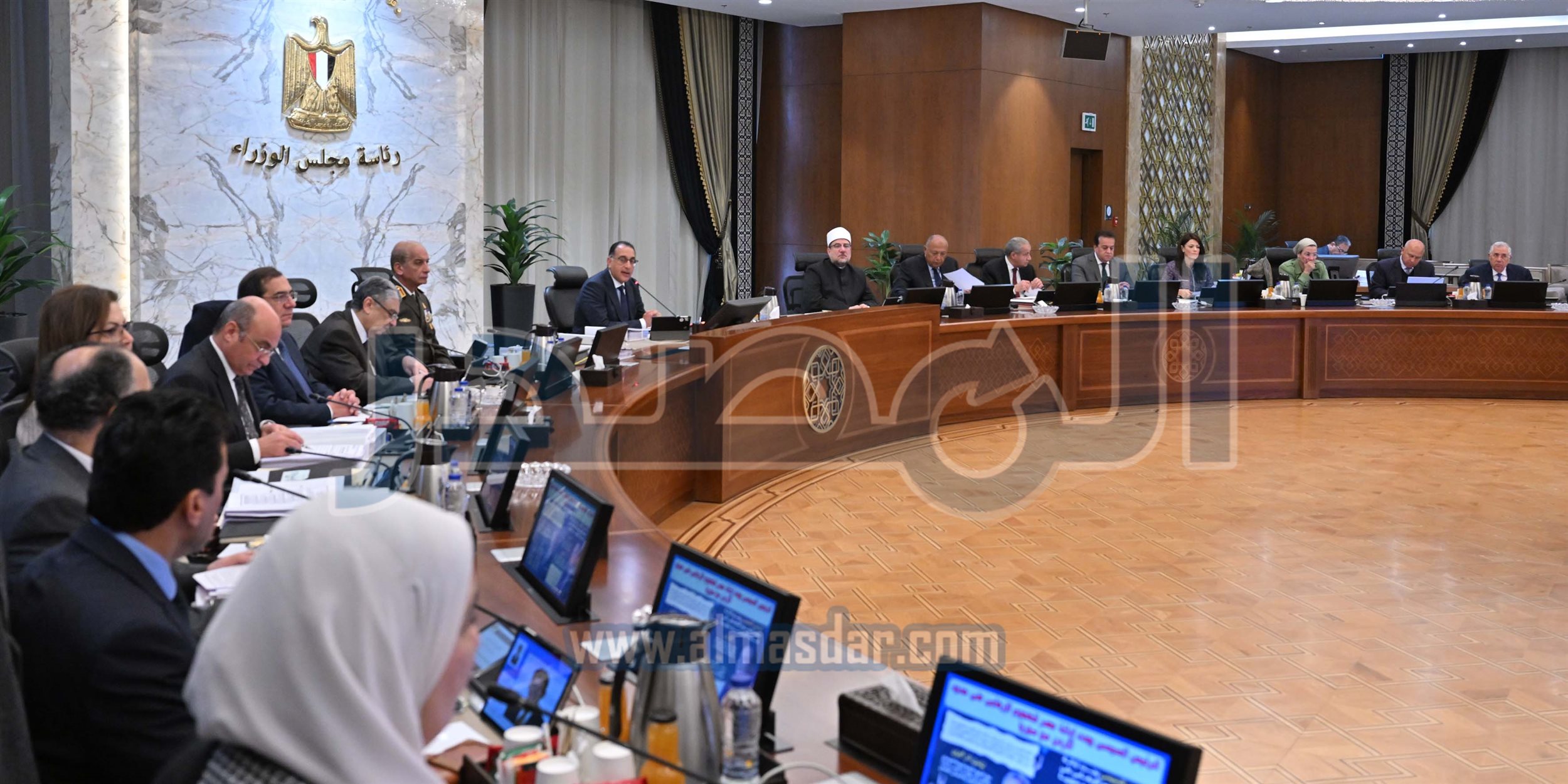 مجلس الوزراء يبدأ اجتماعه الأسبوعي بالعاصمة الإدارية