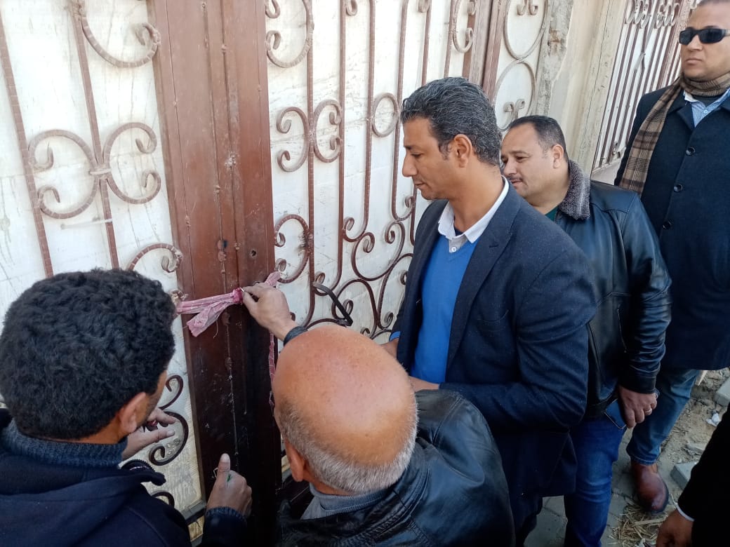 إزالة تعديات ومخالفات بناء بالفشن الجديدة والساحل الشمالي