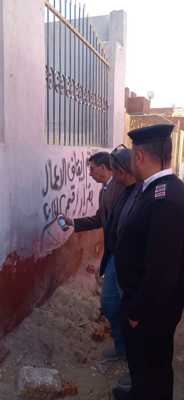 إزالة تعديات ومخالفات بناء بالفشن الجديدة والساحل الشمالي