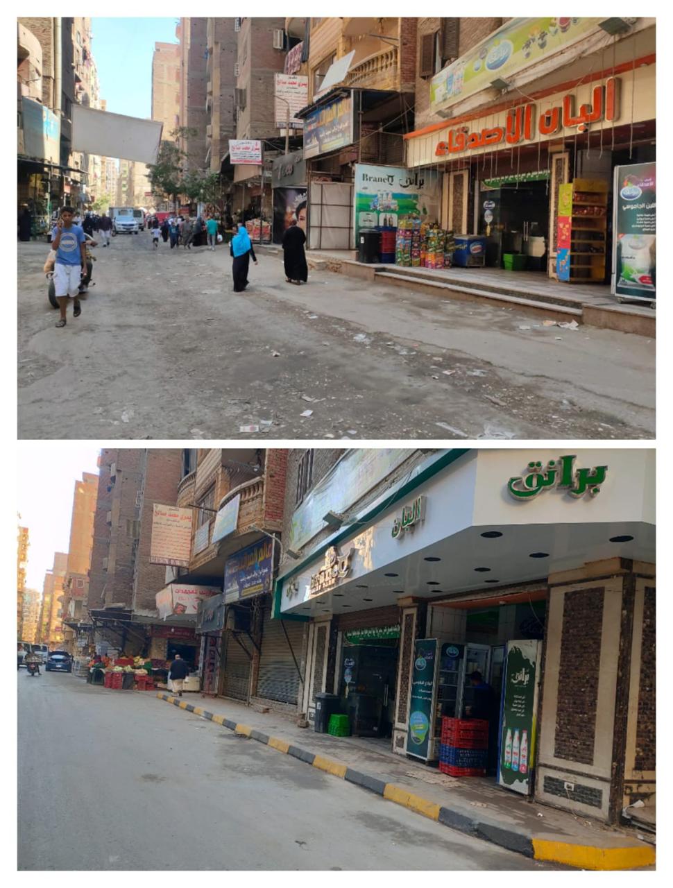 محافظ الجيزة وباسل رحمي يتفقدان مشروعات المناطق غير المخططة