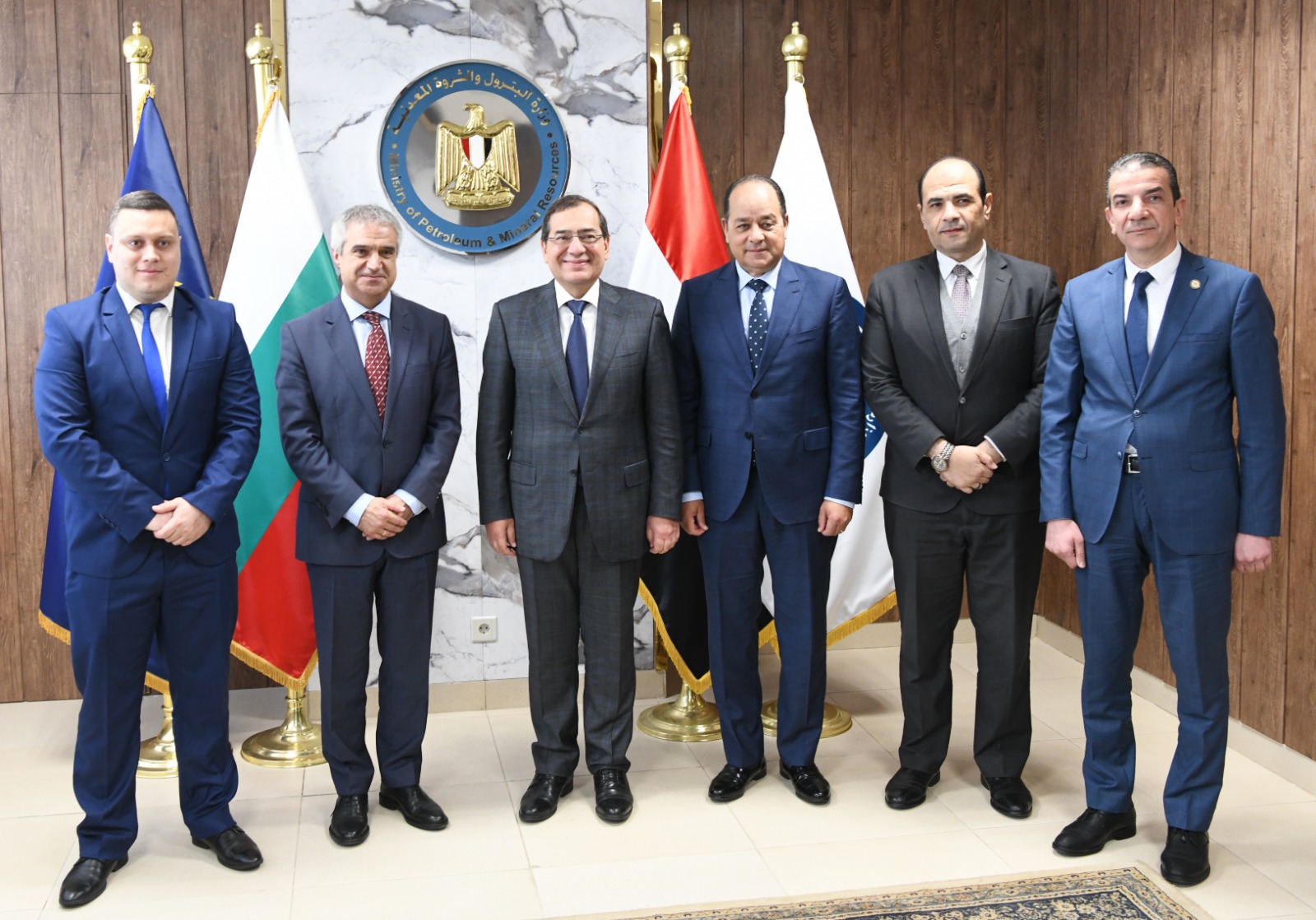لقاء وزير البترول ووزير الطاقة البلغارى