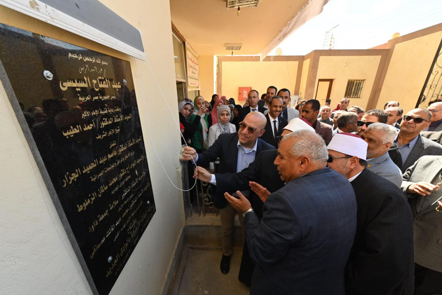 افتتاح مبانى سكن الطلاب والطالبات بجامعة الوادي الجديد