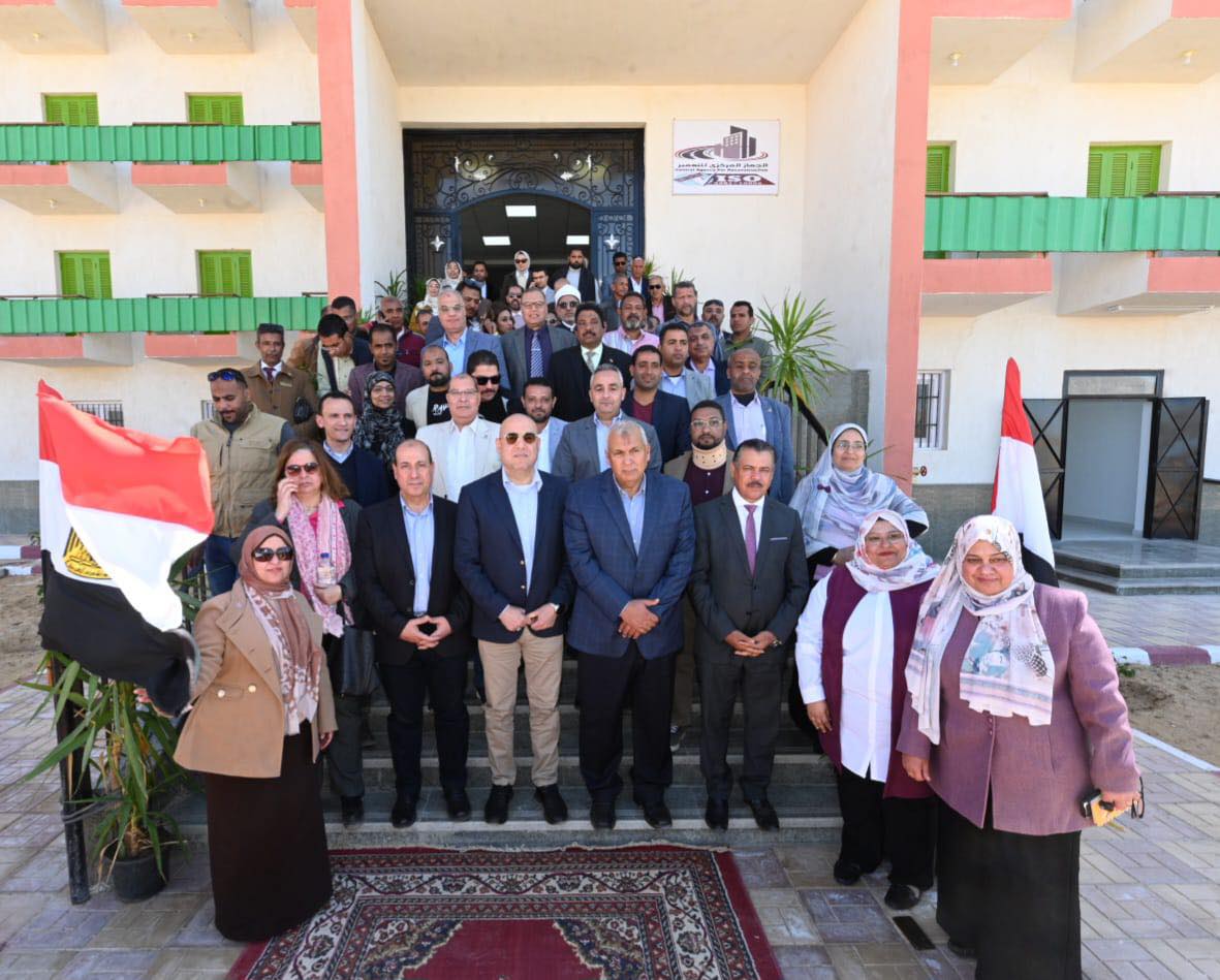 افتتاح مبانى سكن الطلاب والطالبات بجامعة الوادي الجديد