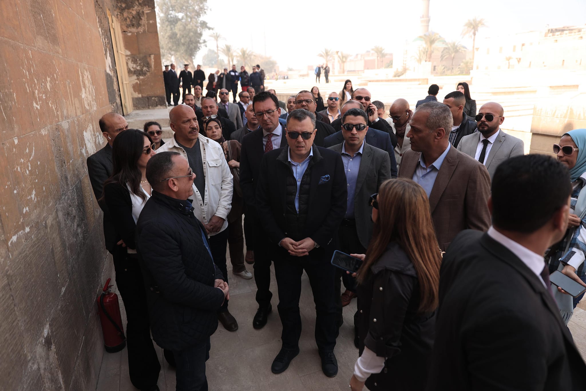 وزير السياحة يفتتح برج الرملة والحداد بقلعة صلاح الدين