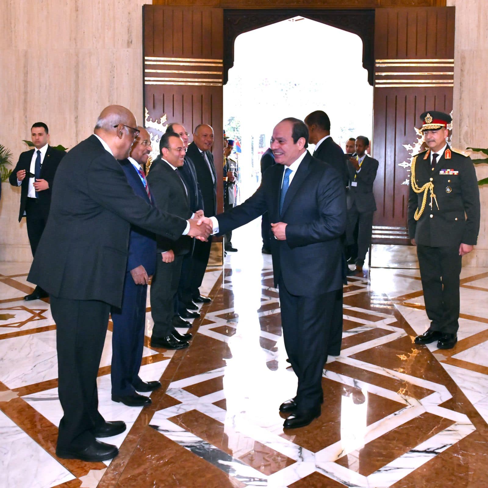 الرئيس السيسي يستقبل الرئيس الإريتري