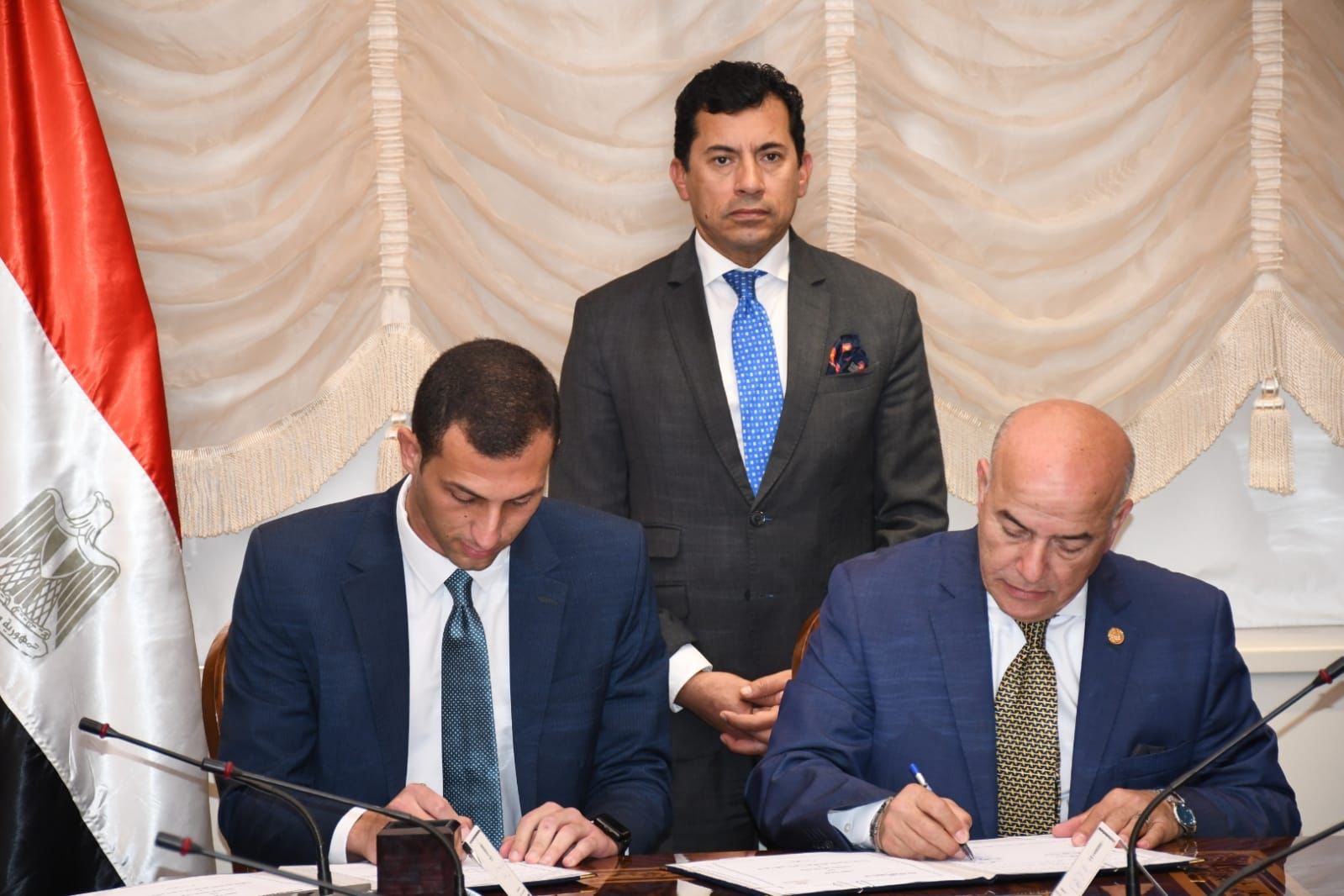 وزارة الشباب توقع بروتوكول مع شركة انطلاق