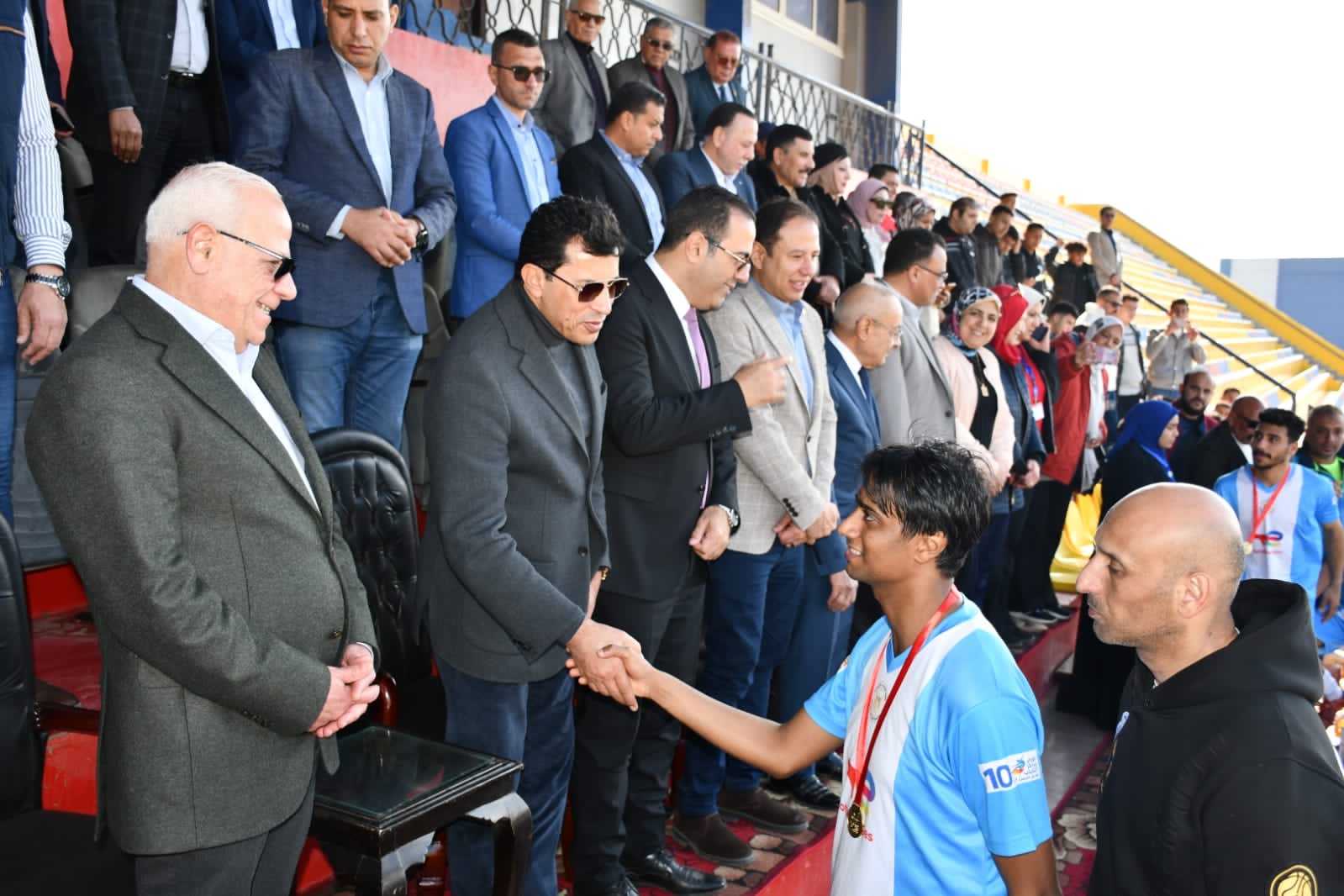 وزير الرياضة يشهد نهائي دوري مراكز الشباب توتال انرجيز