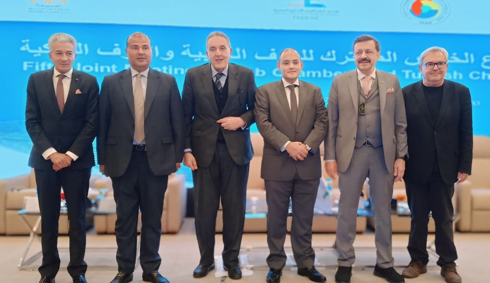 فعاليات الجلسة الافتتاحية للاجتماع الخامس المشترك للغرف العربية والتركية
