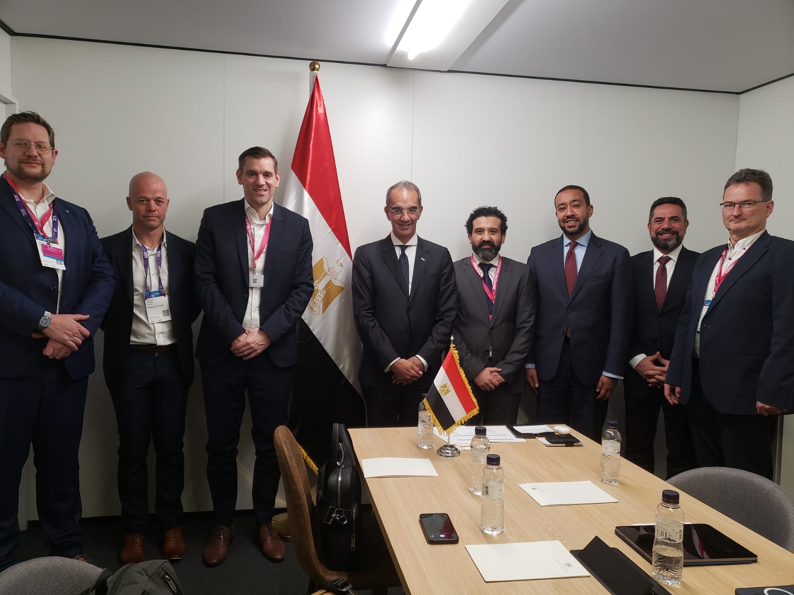 وزير الاتصالات يبحث مع وزير المواصلات بالبحرين التعاون فى مجالات التحول الرقمى