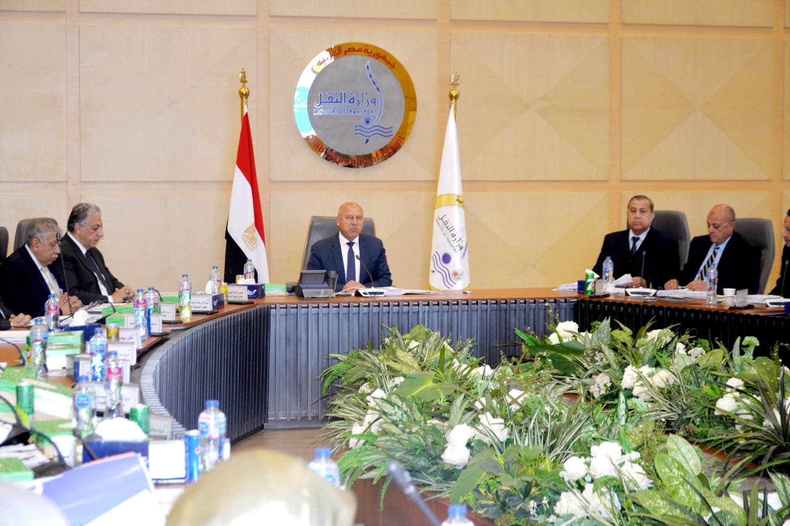 وزير النقل يترأس اجتماع الجمعية العامة للشركة القابضة