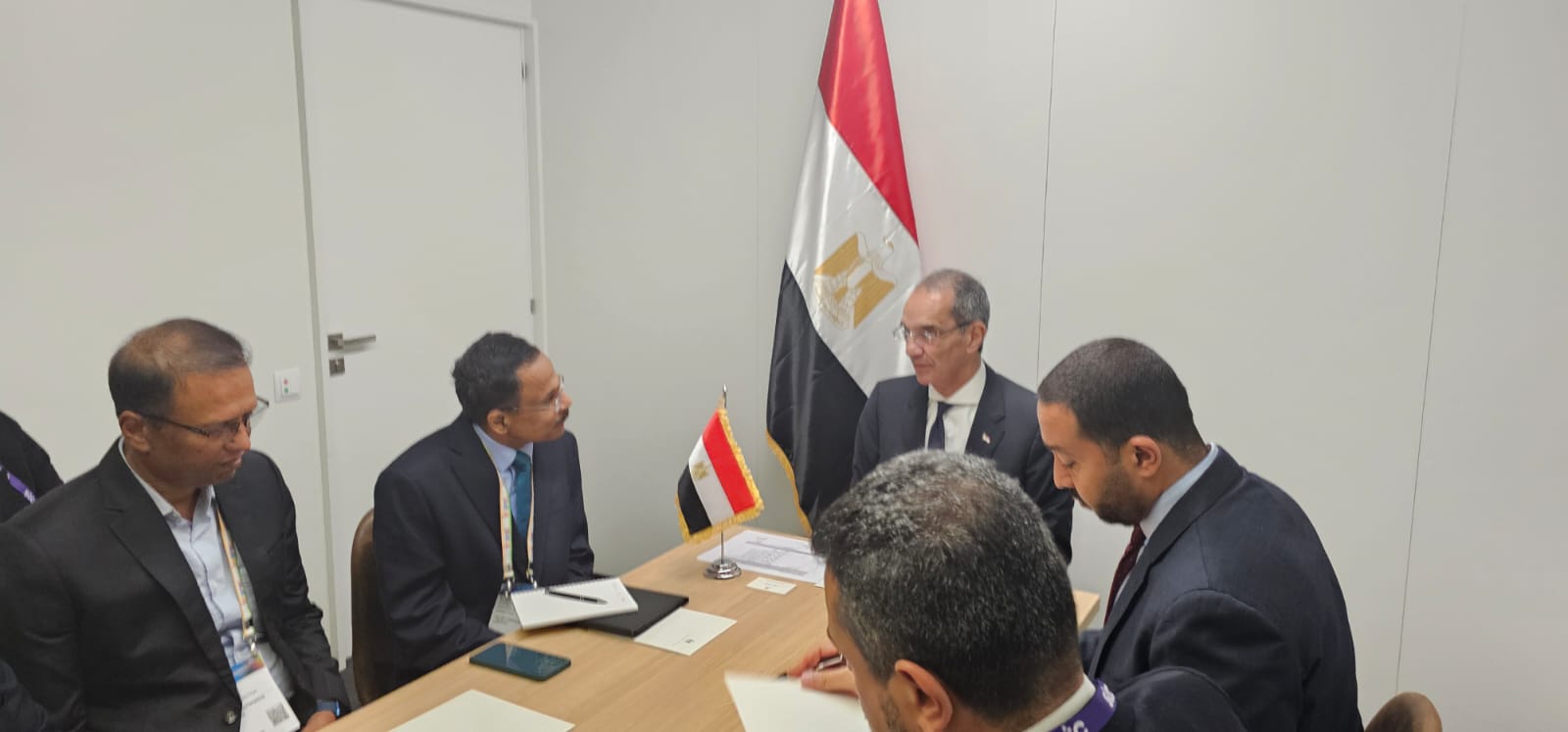 وزير الاتصالات في لقاء مع شركة تيجاس
