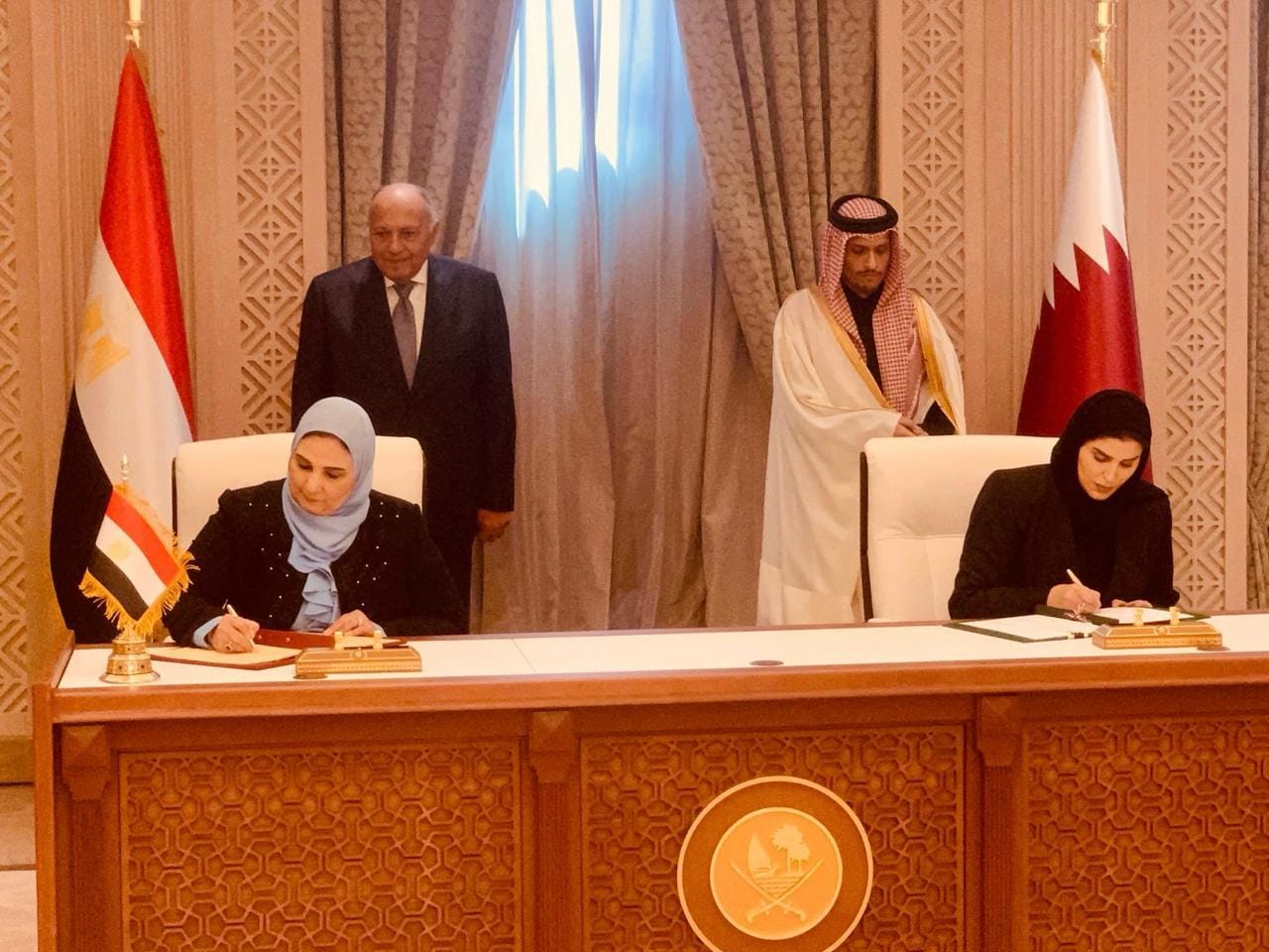 أعمال الدورة الخامسة للجنة العليا المشتركة بين مصر وقطر