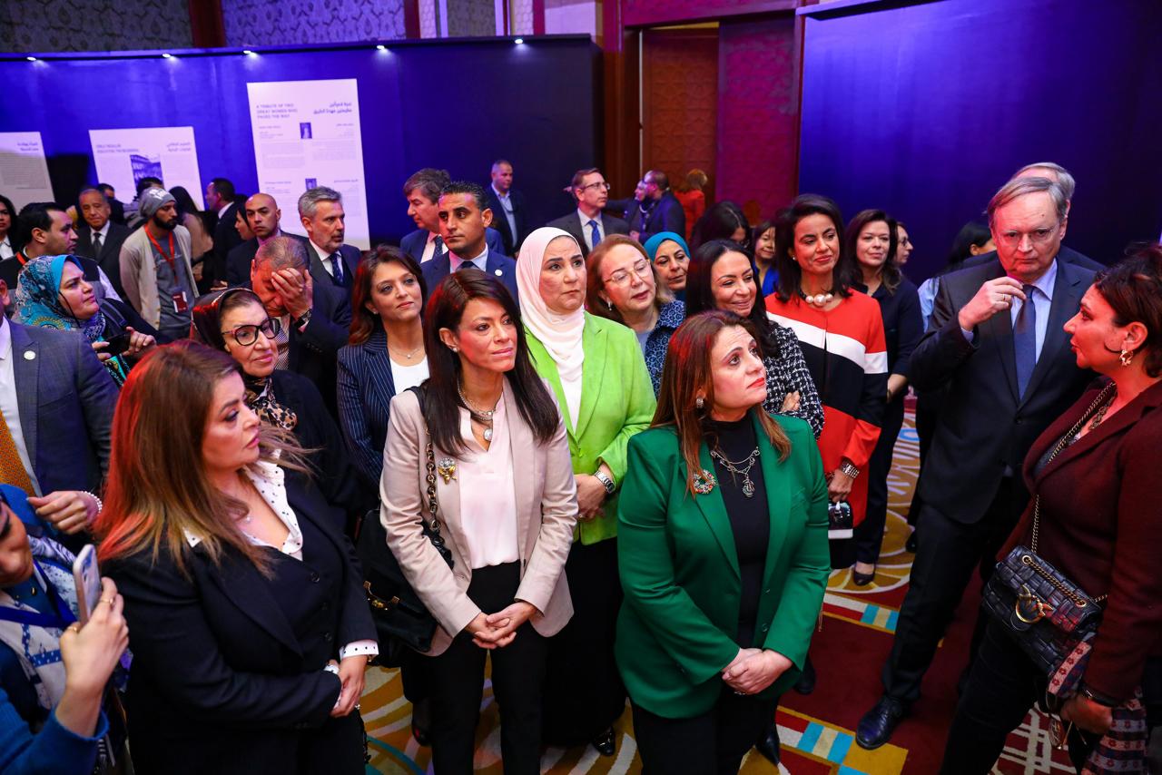 المشاط خلال افتتاح فعاليات النسخة الثالثة من قمة المرأة المصرية