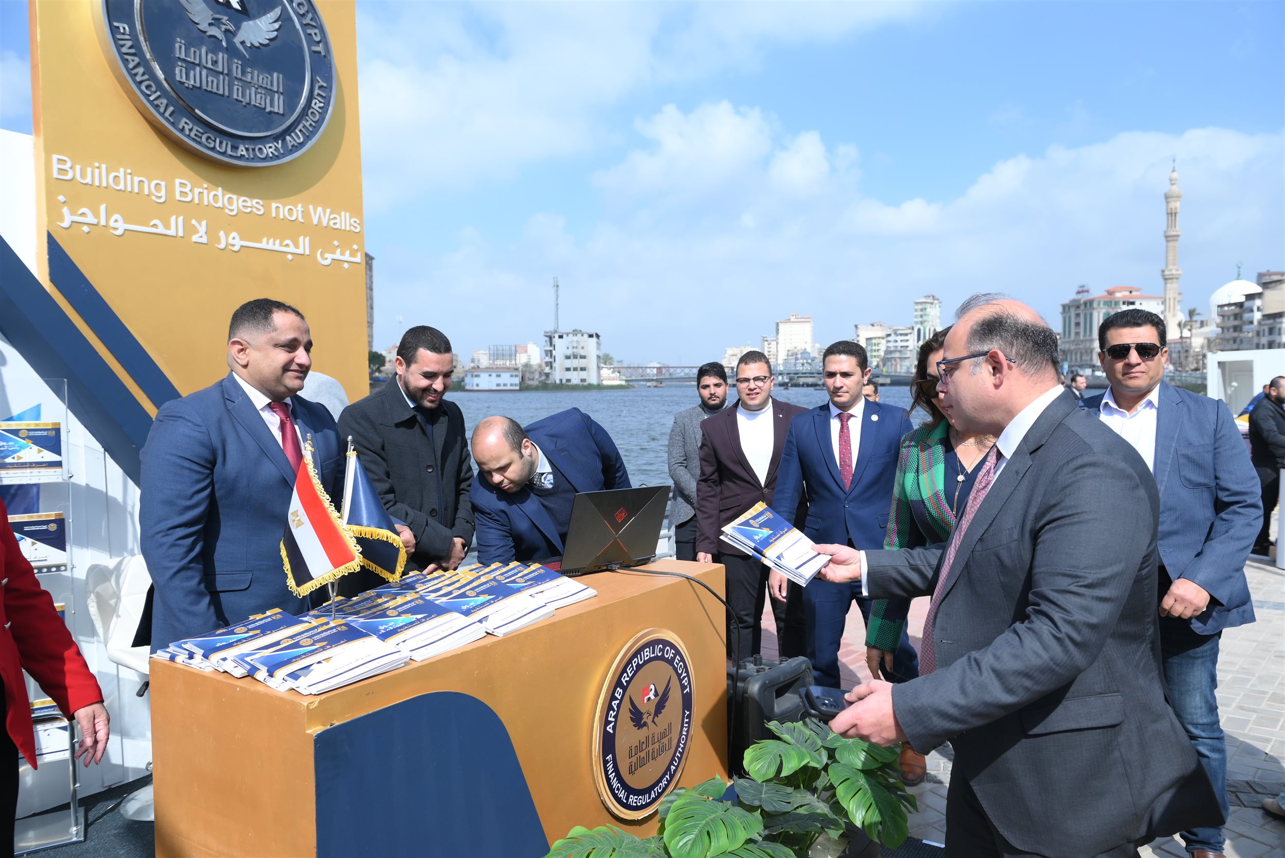 انطلاق فعاليات المعرض الأول للخدمات المالية غير المصرفية بدمياط