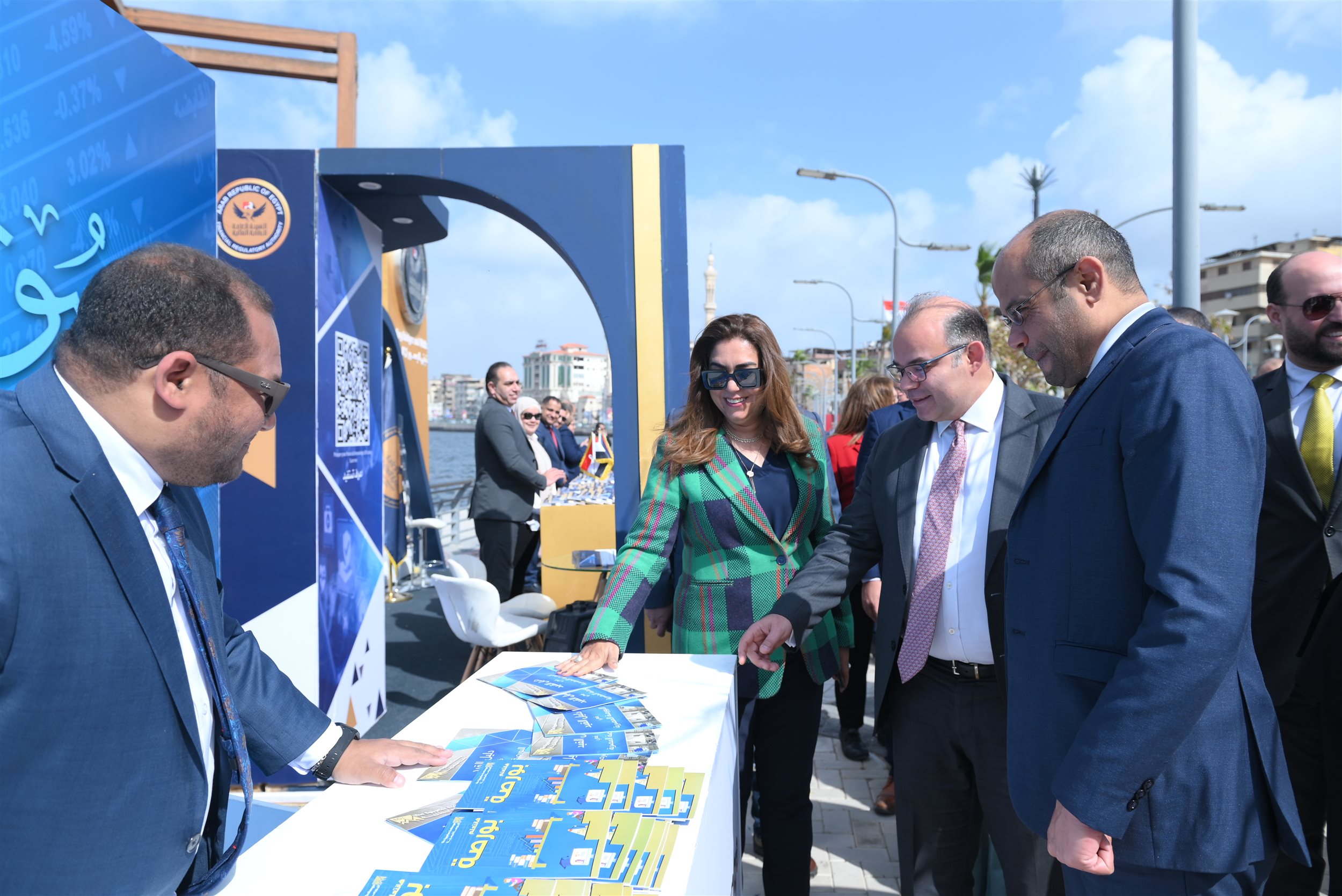 انطلاق فعاليات المعرض الأول للخدمات المالية غير المصرفية بدمياط