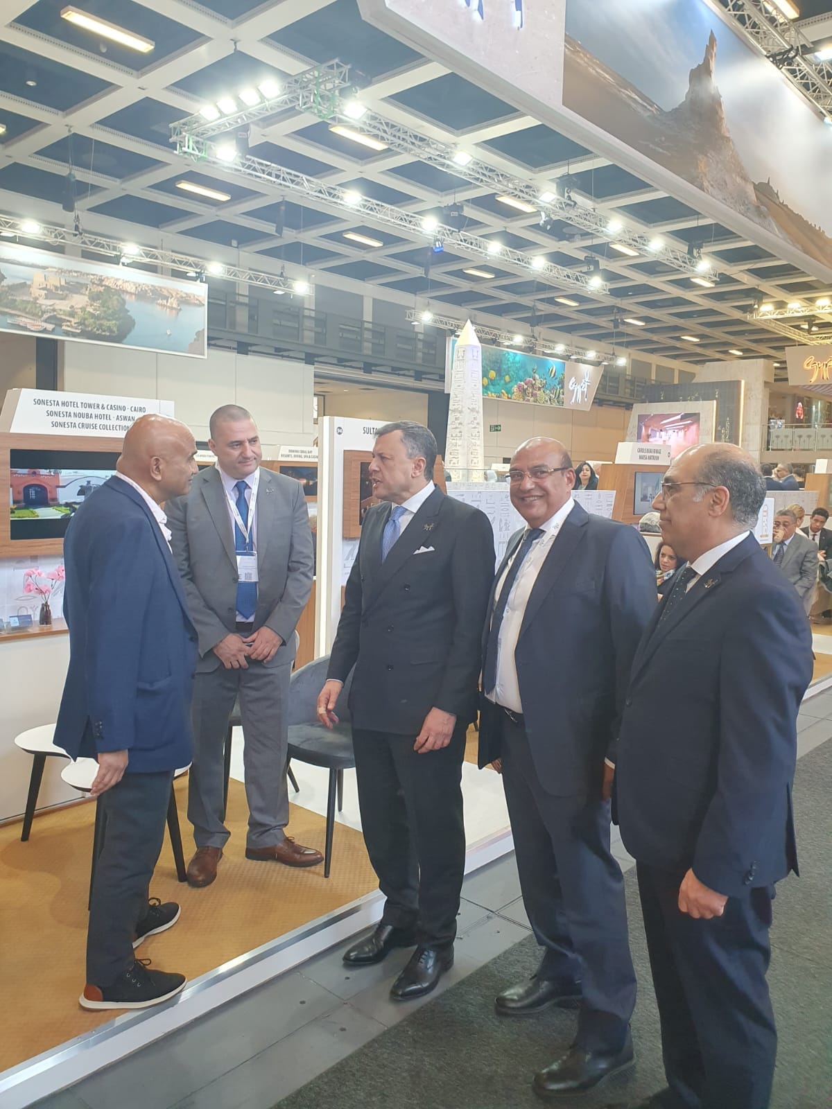 وزير السياحة يفتتح الجناح المصري في بورصة برلين السياحية