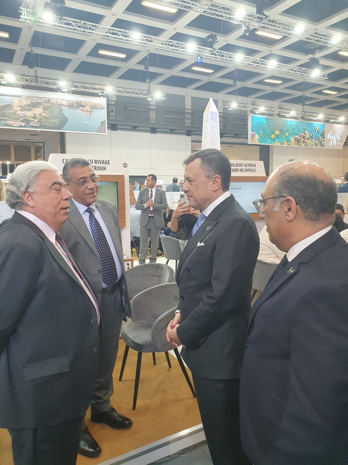 وزير السياحة يفتتح الجناح المصري في بورصة برلين السياحية