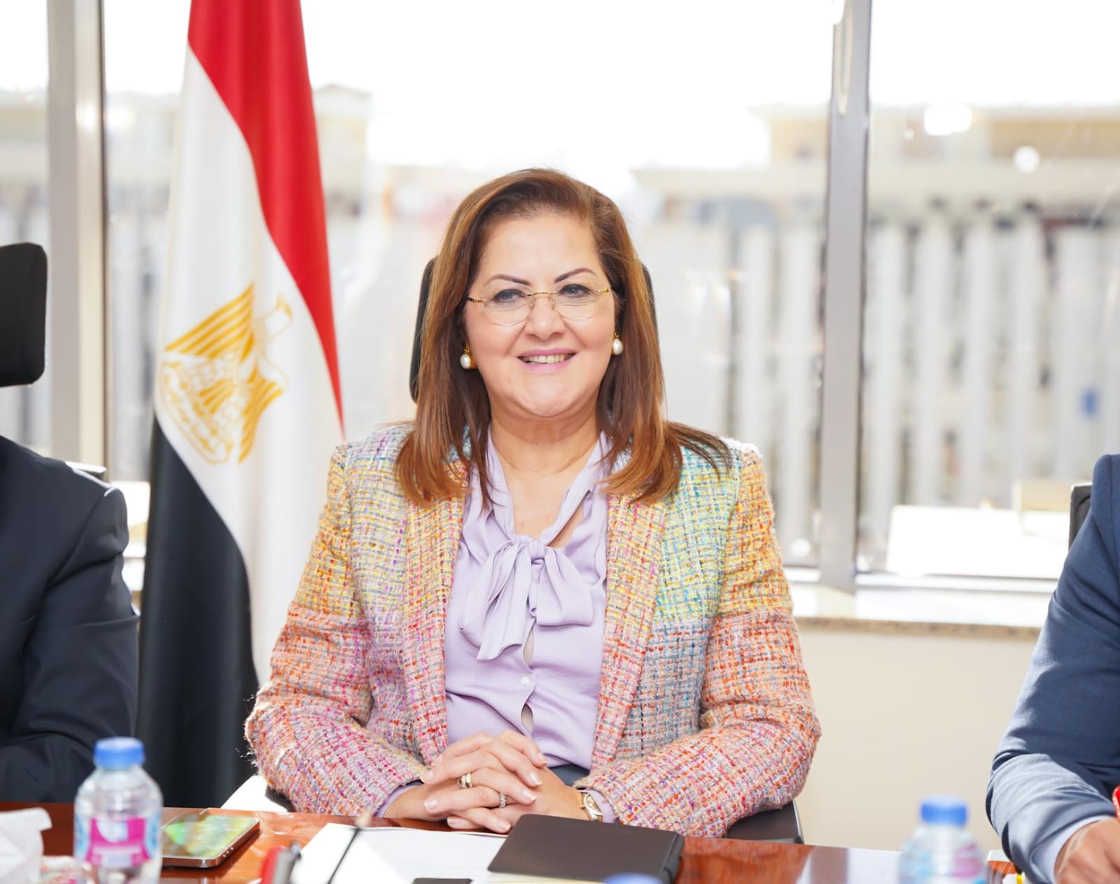 وزيرة التخطيط في اجتماع مع وزيرة الثقافة