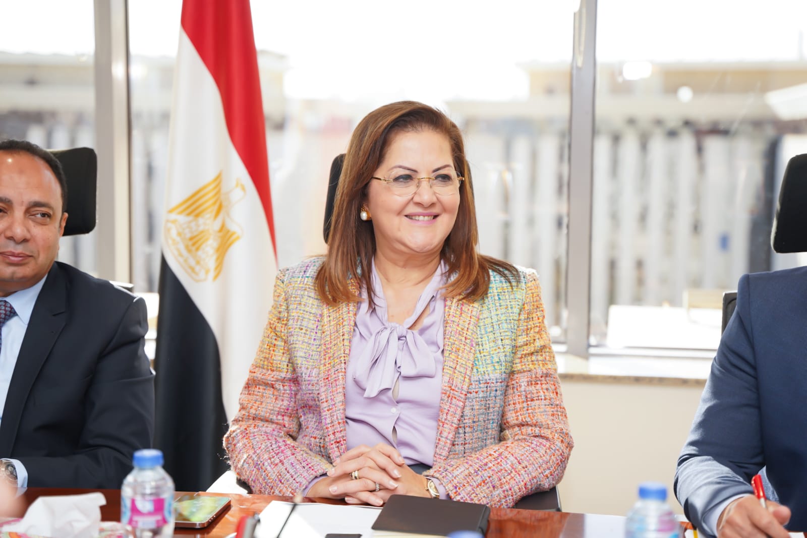 وزيرة التخطيط في اجتماع مع وزيرة الثقافة
