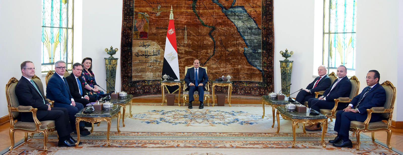 السيسي يستقبل وفدًا من لجنة الشؤون الخارجية بمجلس العموم البريطاني