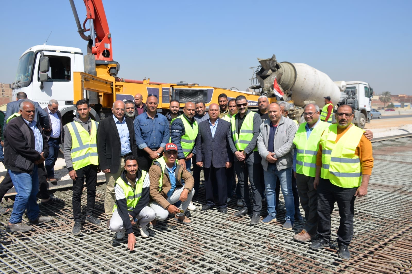 وزير النقل يتفقد المرحلة الثانية لمشروع تطوير الطريق الدائري