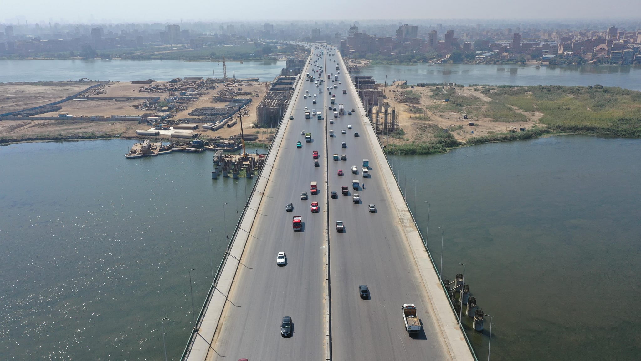 وزير النقل يتفقد المرحلة الثانية لمشروع تطوير الطريق الدائري