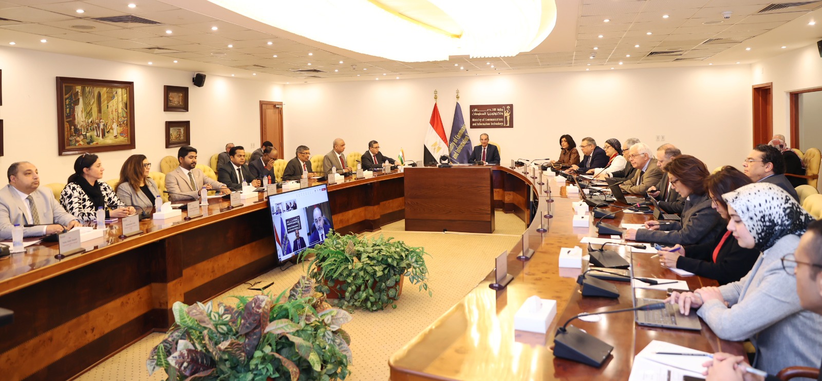 مذكرة تفاهم بين تكنولوجيا المعلومات والمعهد الوطني الهندي