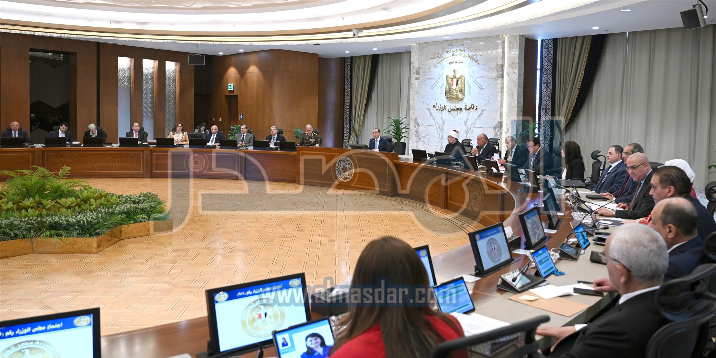 مجلس الوزراء يعقد اجتماعه الأسبوعي بالعاصمة الإدارية الجديدة