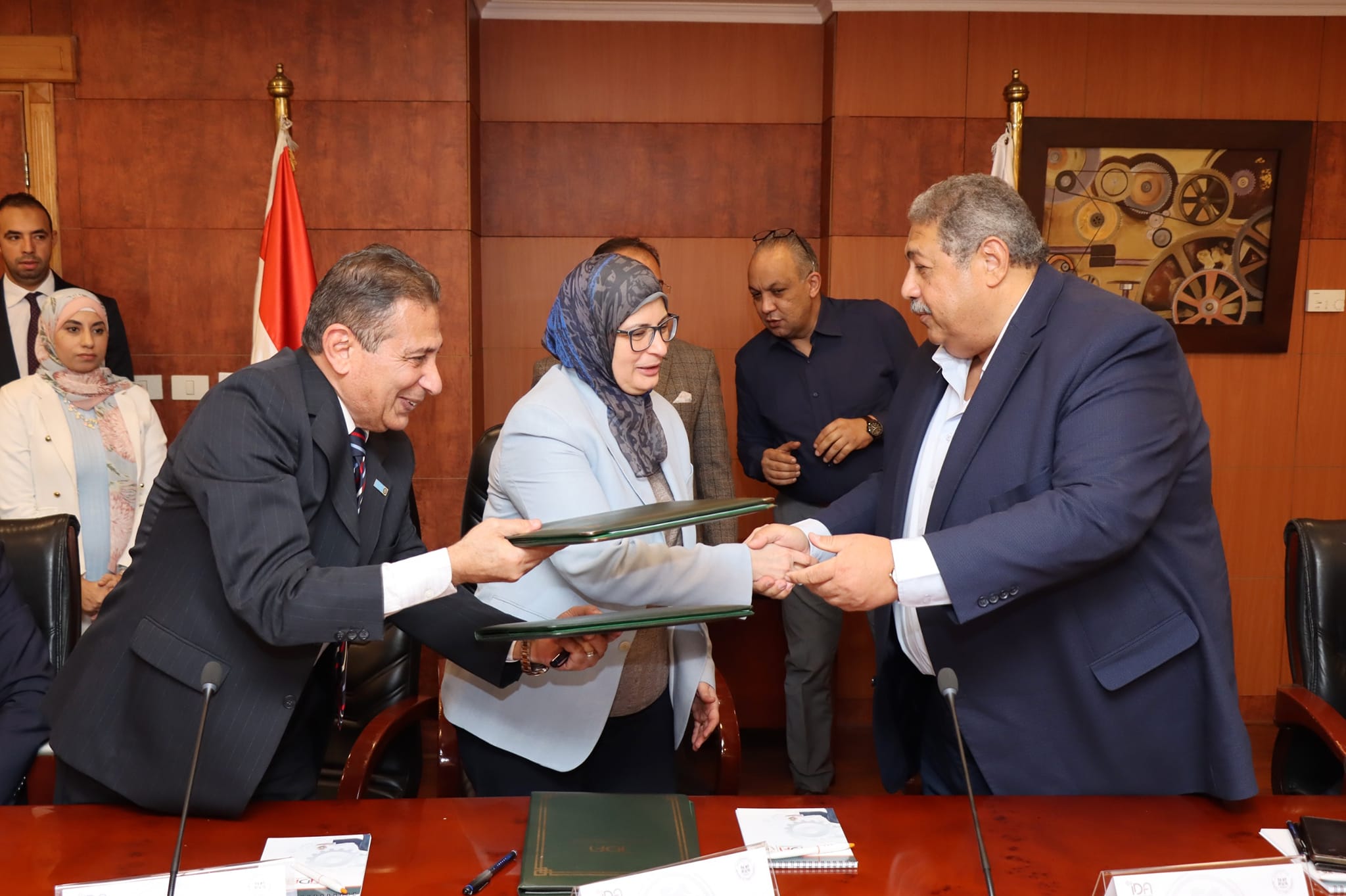 بروتوكول تعاون بين شركة صرف القاهرة ومجموعة الخرافي