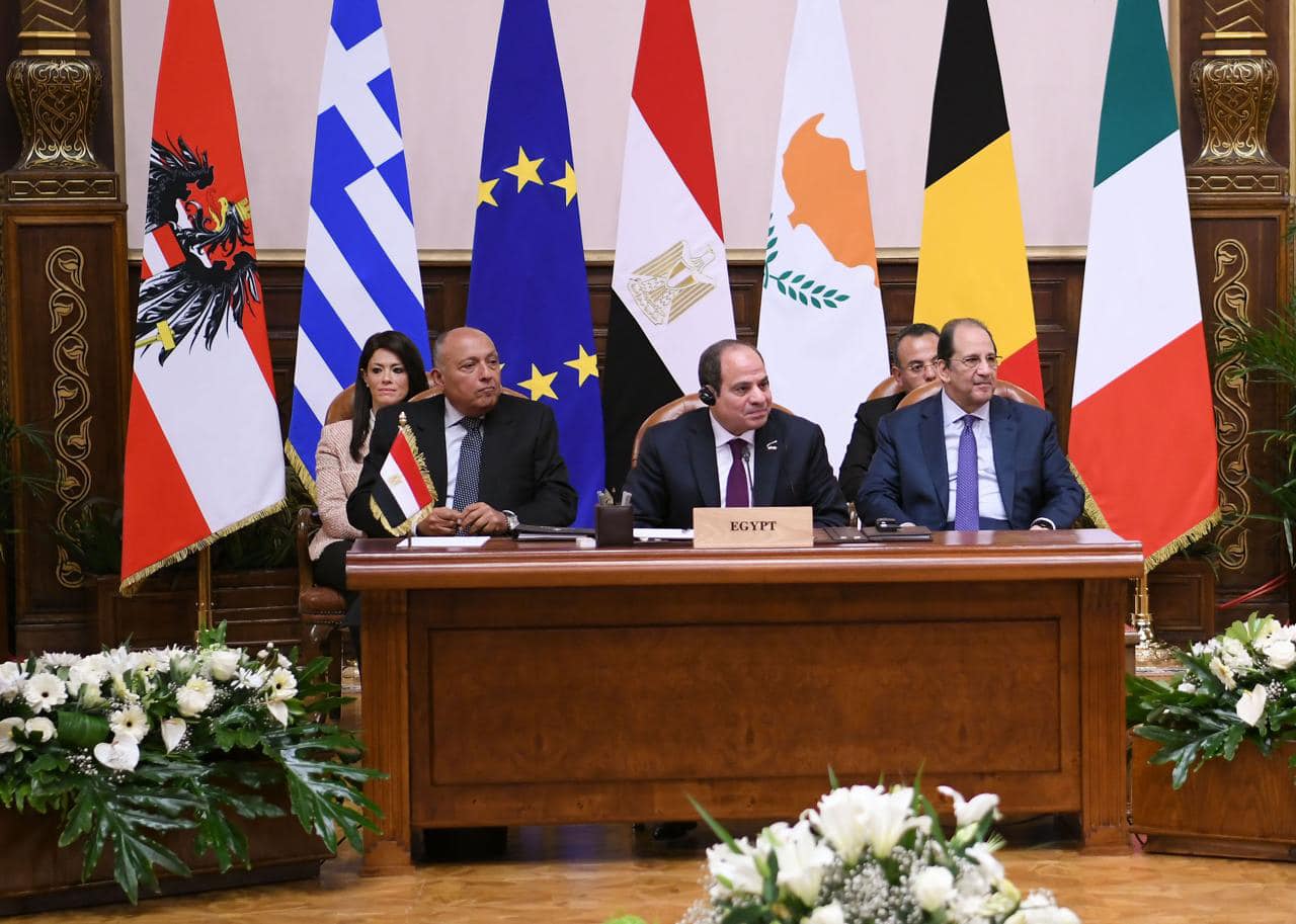 المؤتمر الصحفي المشترك مع القادة الأوروبيين