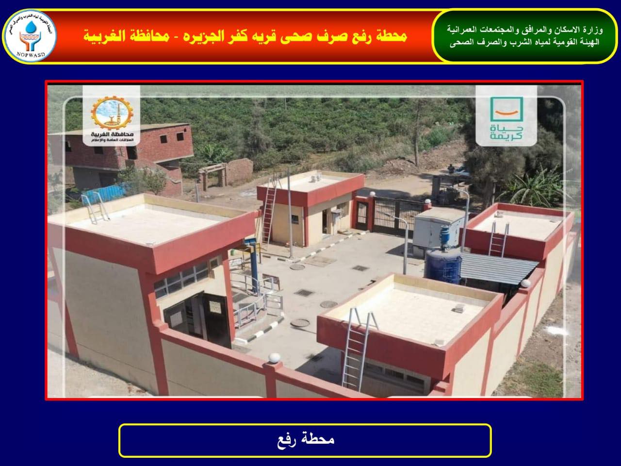 الجزار يتابع مشروعات الصرف الصحي ضمن