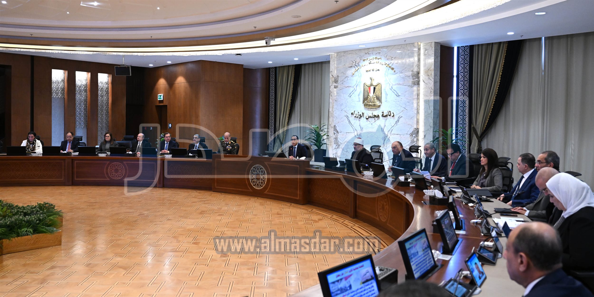 مجلس الوزراء يبدأ اجتماعه الأسبوعي في العاصمة الإدارية