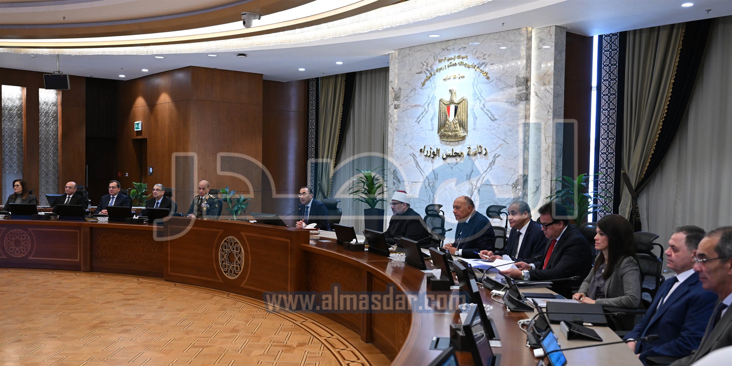 مجلس الوزراء يبدأ اجتماعه الأسبوعي في العاصمة الإدارية