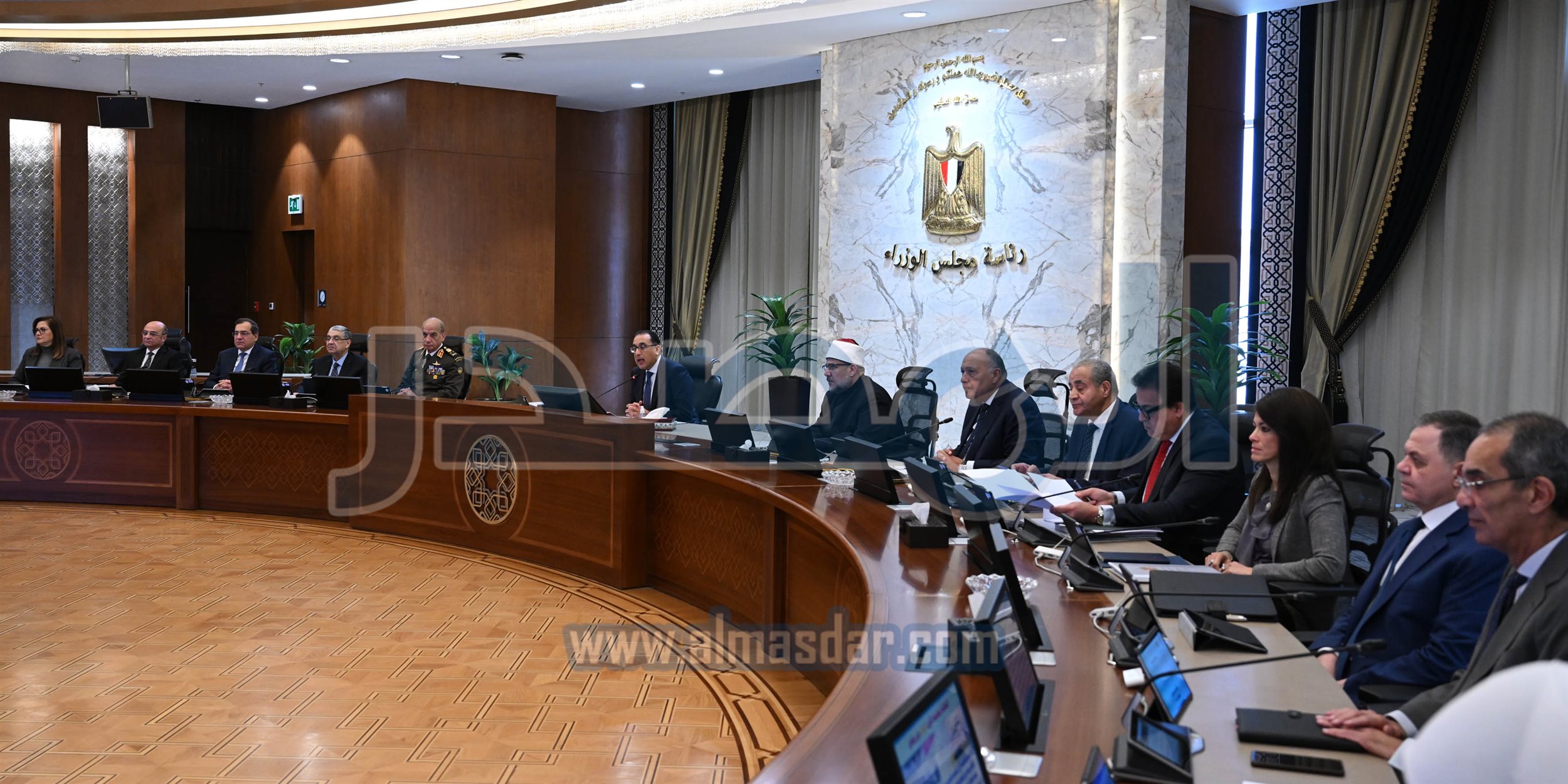 مجلس الوزراء يبدأ اجتماعه الأسبوعي في العاصمة الإدارية
