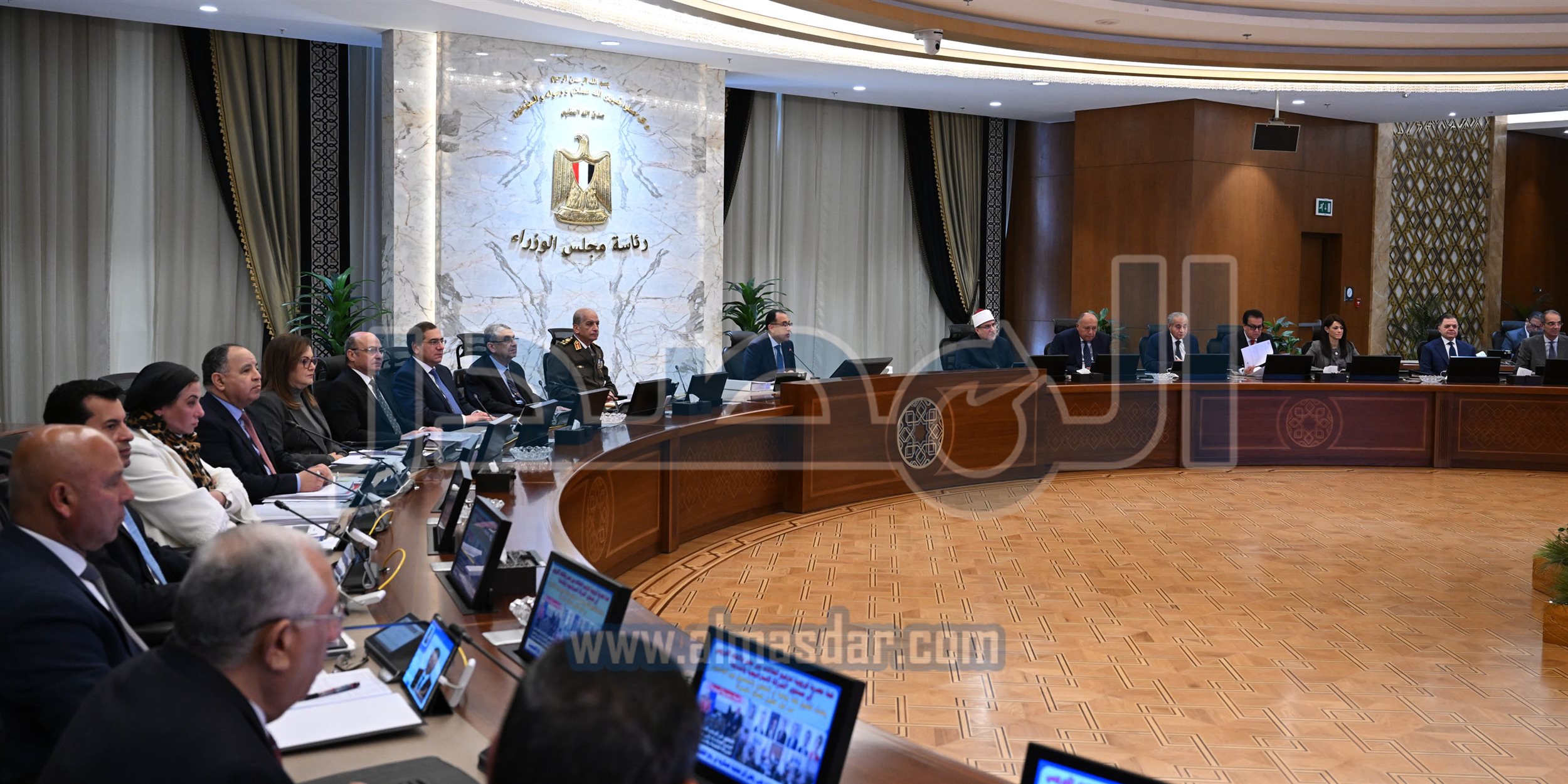 مجلس الوزراء يبدأ اجتماعه الأسبوعي في العاصمة الإدارية