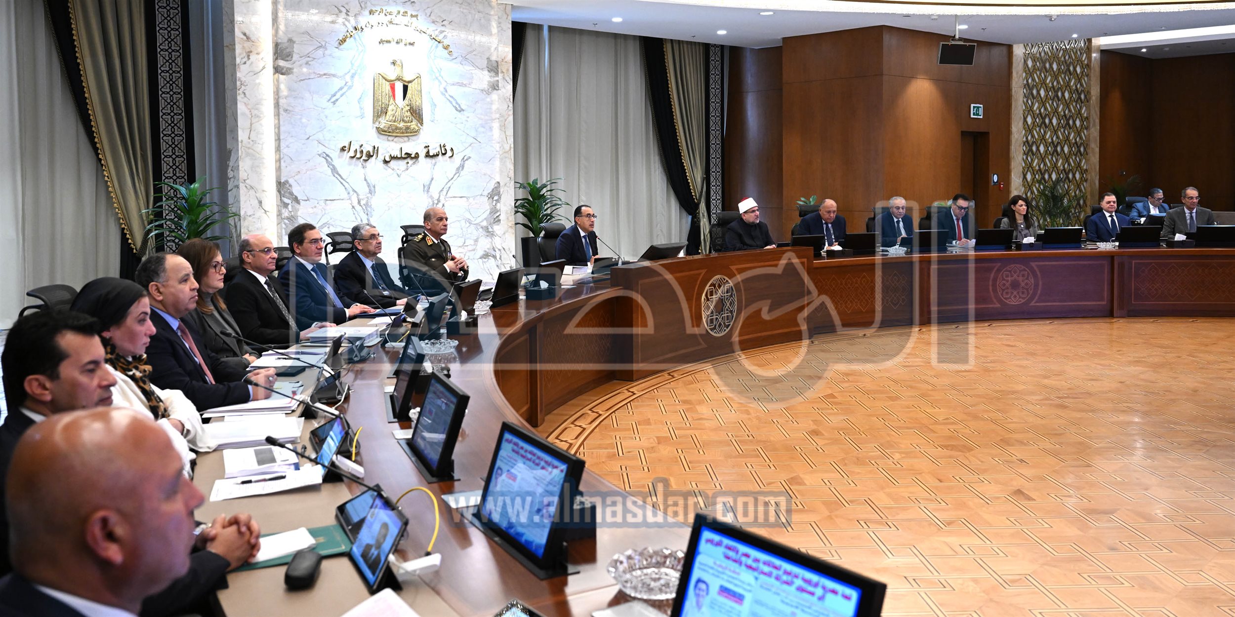 مجلس الوزراء يبدأ اجتماعه الأسبوعي في العاصمة الإدارية