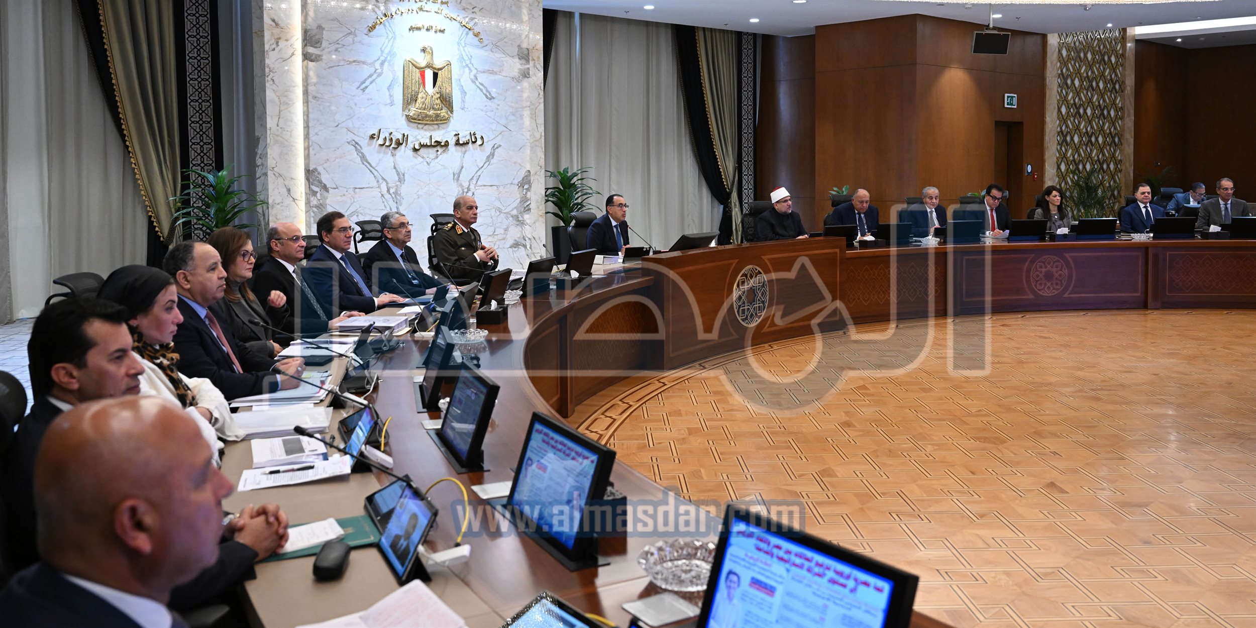 مجلس الوزراء يبدأ اجتماعه الأسبوعي في العاصمة الإدارية