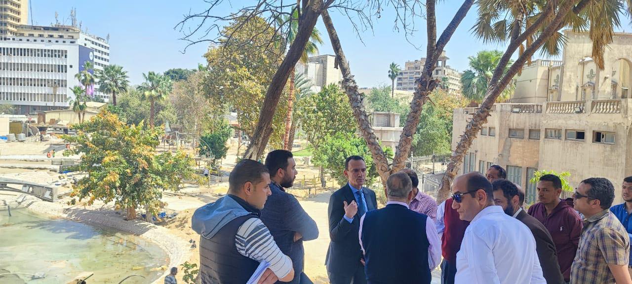 مشروع إعادة إحياء حديقة الأزبكية