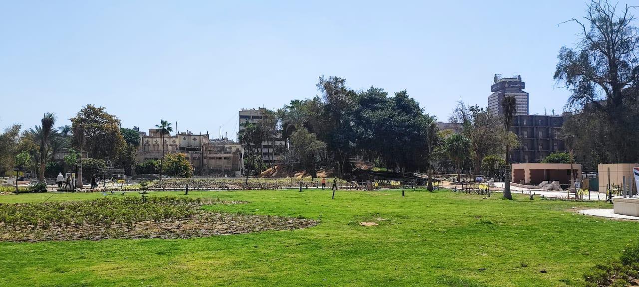 مشروع إعادة إحياء حديقة الأزبكية
