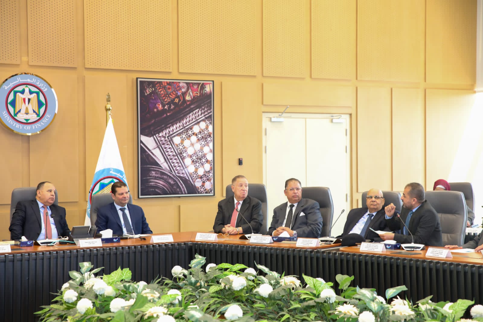وزير المالية فى حوار مفتوح مع المستثمرين والمصدرين حول الموازنة الجديدة