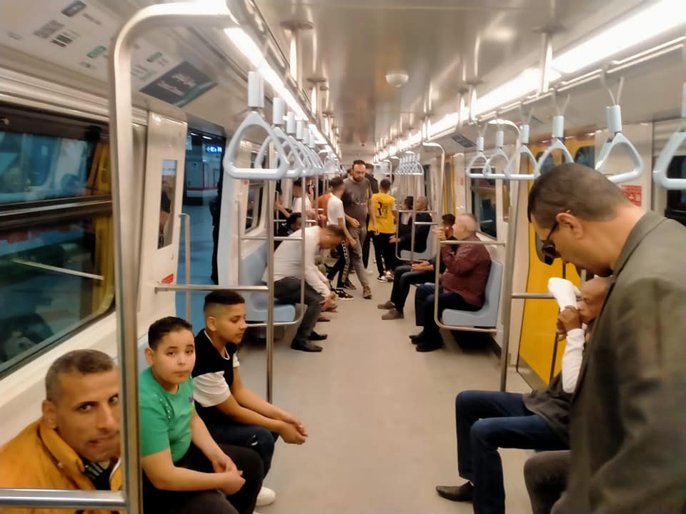 النقل 822 رحلة على خطوط السكك الحديدية في أول أيام عيد الفطر